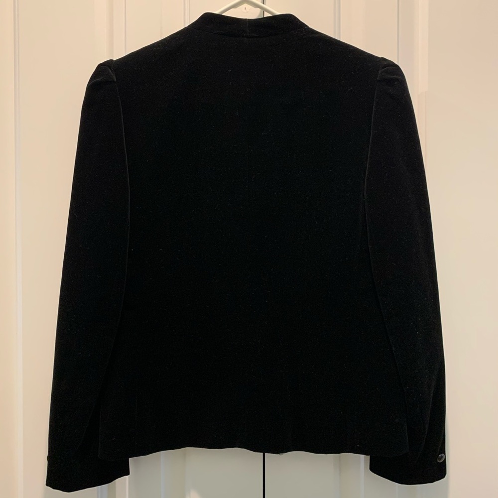 Breckenridge Vintage Black Velvet Jacket Blazer. 8 - Picture 2 of 8